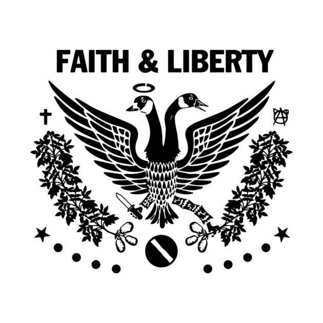 Faith & Liberty Black Logo by Faith &amp; Liberty Merch