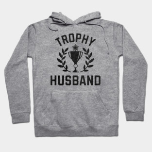 Trophy Husband Award Blk Hoodie