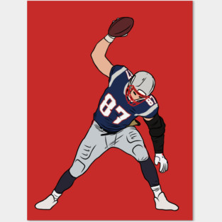 Rob Gronkowski Spike Posters and Art