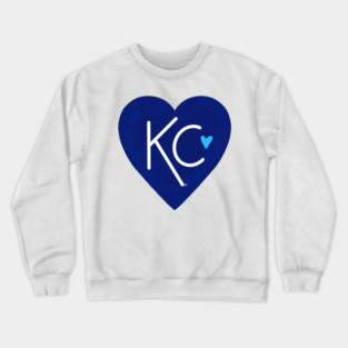 KC Love Navy & Blue Crewneck Sweatshirt