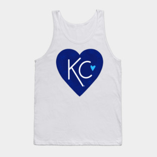KC Love Navy & Blue Tank Top