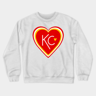 KC Love Red & Yellow Crewneck Sweatshirt