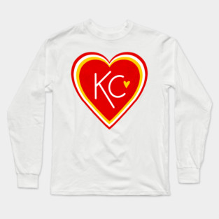 KC Love Red & Yellow Long Sleeve T-Shirt