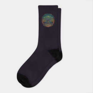 Celtic Tree of Life Socks