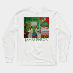 The Dangerous Cooks by James Ensor Long Sleeve T-Shirt