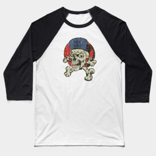 Skate Rags Skull & Crossbones Baseball T-Shirt