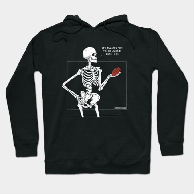 Skeleton Love Hoodie by Tommy Devoid
