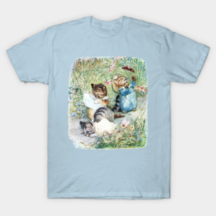 Tom, Moppet and Mittens Kitten - Beatrix Potter T-Shirt
