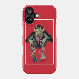 Puppet Master Krampus Victorian greeting Phone Case