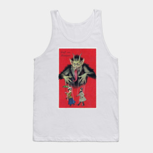 Puppet Master Krampus Victorian greeting Tank Top