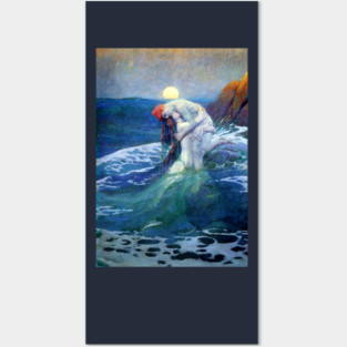 The Mermaid - Howard Pyle Posters and Art