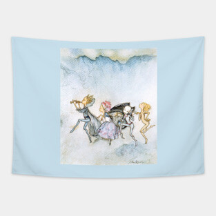 Fairies Dancing - The Tempest, Arthur Rackham Tapestry