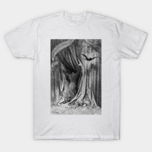 The Raven - Gustave Dore for Edgar Allan Poe T-Shirt