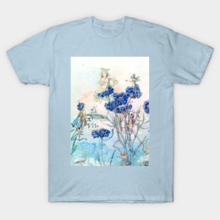 Cornflower Flower Fairies - Harold Gaze T-Shirt