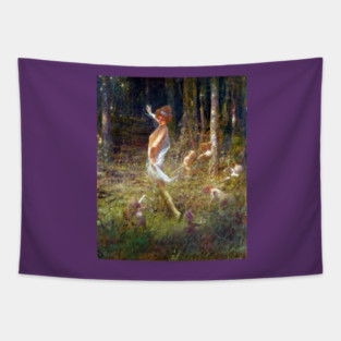 Dancing Fairies - Georges Picard Tapestry