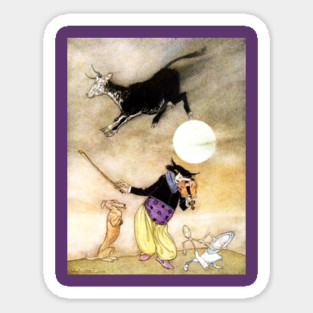 The Cat and the Fiddle - Arthur Rackham Magnet