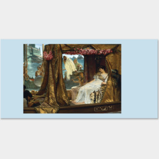 The Meeting of Antony and Cleopatra, 41 BC - Sir Lawrence Alma-Tadema Posters and Art