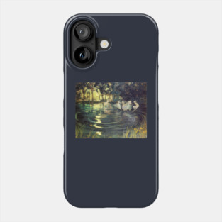 Fairies Whirl - Arthur John Black Phone Case