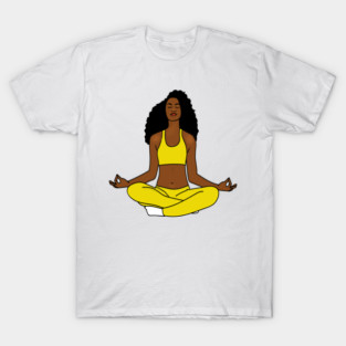 Zen Meditation, Yoga Afro African T-Shirt