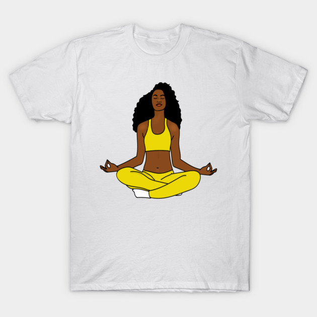 Zen Meditation, Yoga Afro African T-Shirt by logiamerch