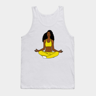 Zen Meditation, Yoga Afro African Tank Top