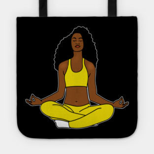 Zen Meditation, Yoga Afro African Tote
