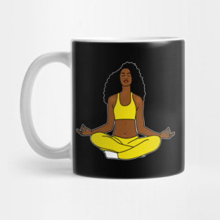 Zen Meditation, Yoga Afro African Mug