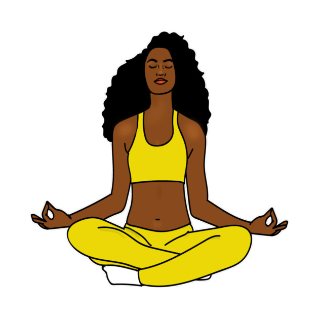 Zen Meditation, Yoga Afro African by logiamerch