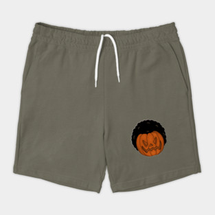 Afro Pumpkin, Funny Halloween Shorts