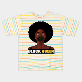 Black Queen Afro Pride Kids T-Shirt