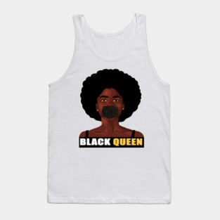 Black Queen Afro Pride Tank Top