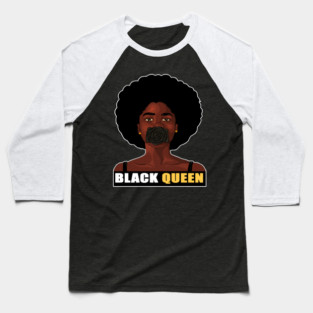 Black Queen Afro Pride Baseball T-Shirt