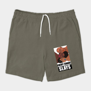 Every Shade Slays Melanin, Afro Black Pride Shorts
