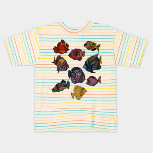 Tropical Fishes Ocean Animal Kids T-Shirt