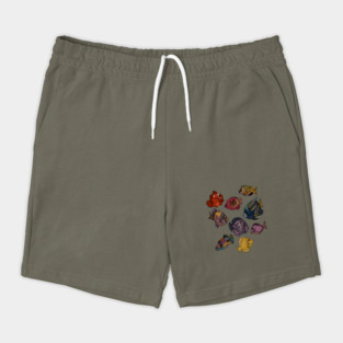 Tropical Fishes Ocean Animal Shorts