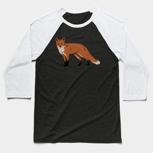Fox design Baseball T-Shirt by logiamerch