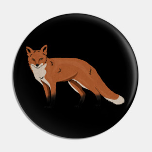 Fox design Pin