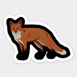 Fox design Sticker