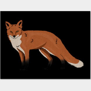 Fox design Posters and Art