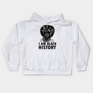 I am Black History, African Pirde Kids Hoodie