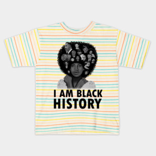 I am Black History, African Pirde Kids T-Shirt