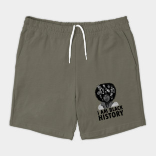 I am Black History, African Pirde Shorts