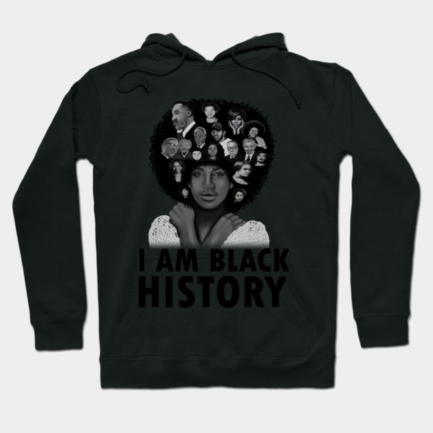 I am Black History, African Pirde Hoodie by logiamerch
