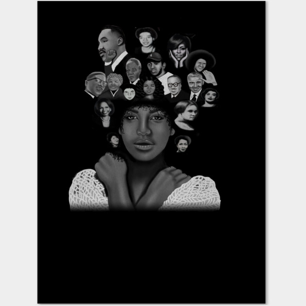 I am Black History, African Pirde Wall Art by logiamerch