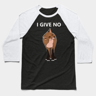 I Give No Fox, Funny Fox saying Baseball T-Shirt