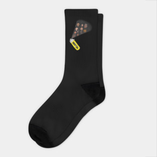 Melanin Spar, Melanin Poppin Afro Black Pirde Socks