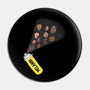Melanin Spar, Melanin Poppin Afro Black Pirde Pin