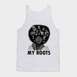 My Roots, Black African History Afro Tank Top
