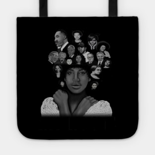 My Roots, Black African History Afro Tote