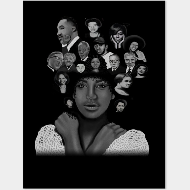 My Roots, Black African History Afro Wall Art by logiamerch